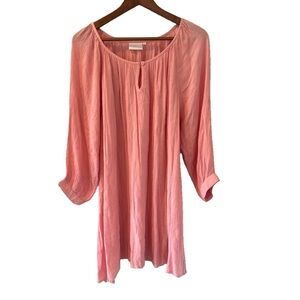 Kaffe amber tunic size 38 baby pink